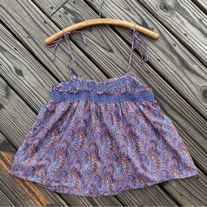J. Crew Pajama Tank in Liberty Tropical Prince Print